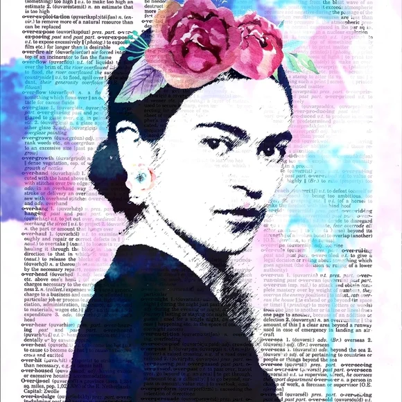 The Frida Kahlo Collection Vintage Dictionary Art Print Bundle - Picture 4 of 8